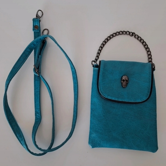Bad Day Bag Moi Rebelle Green Blue Small Cross Body Bag - Picture 3 of 7